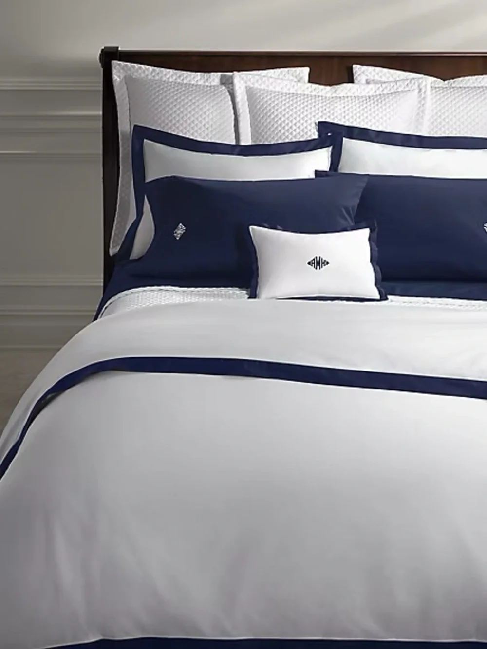 EUC Ralph Lauren Home Organic Cotton Sateen Standard Pillowcase Set (2)